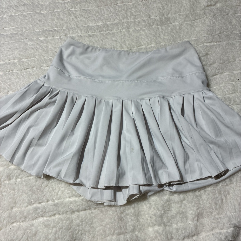 Women's Pleated Mini Skirt - Gray